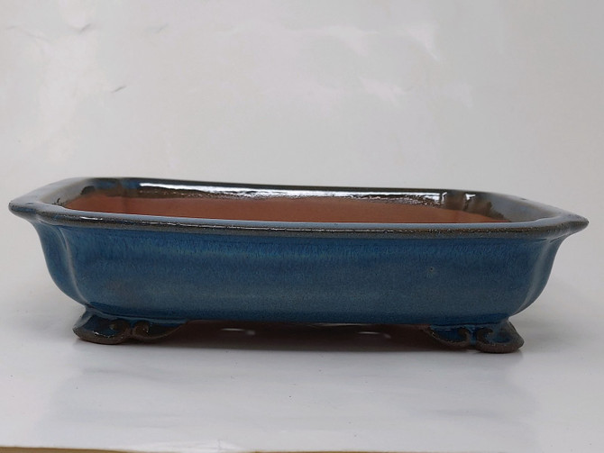 9-Inch Glazed Yixing Bonsai Pot (YX1078B)