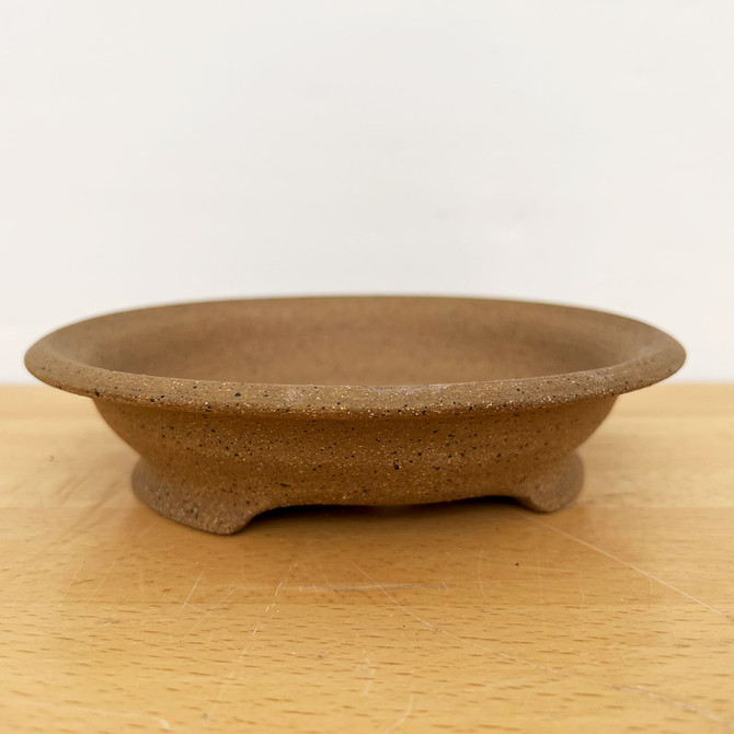 7" Handmade Ceramic Bonsai Pot by American Artist Jon Lang (No. 008)