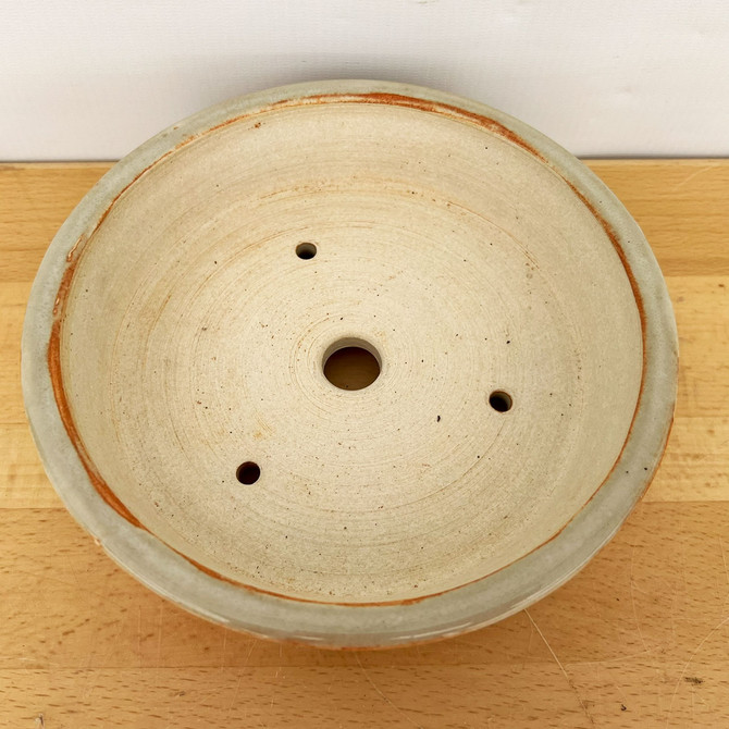 7.5" Handmade Ceramic Bonsai Pot by American Artist Jon Lang (No. 009)
