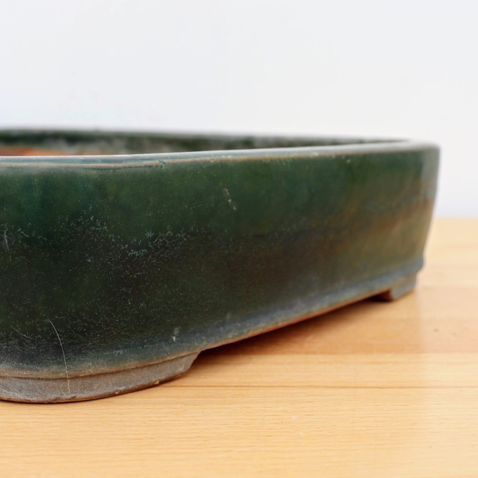 14" Glazed Tokoname Pot - Shuho  (No. 1545)