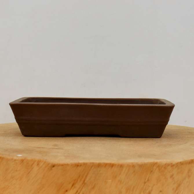 8" Tokoname Bonsai Pot - Yamaaki (No. 1560)