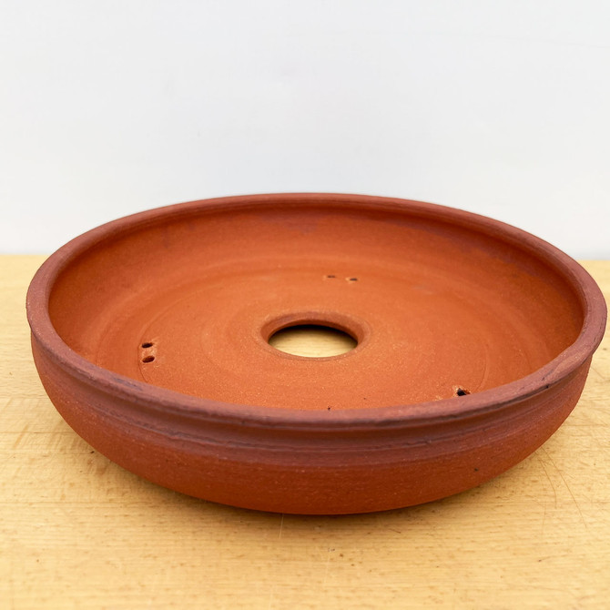 9" Handmade Round Bonsai Pot / Planter by Paul Olson (No. 513)