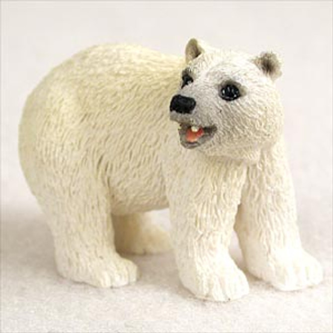 Bear Polar Bonsai Tree Figurine