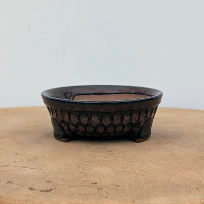 4-Inch Brandon Besserer Handmade Bonsai Pot (No. 11)