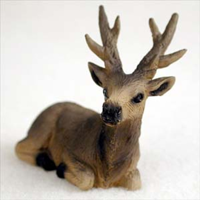 Elk Bull Bonsai Tree Figurine