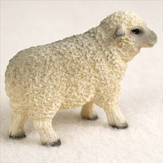 Sheep White Bonsai Tree Figurine