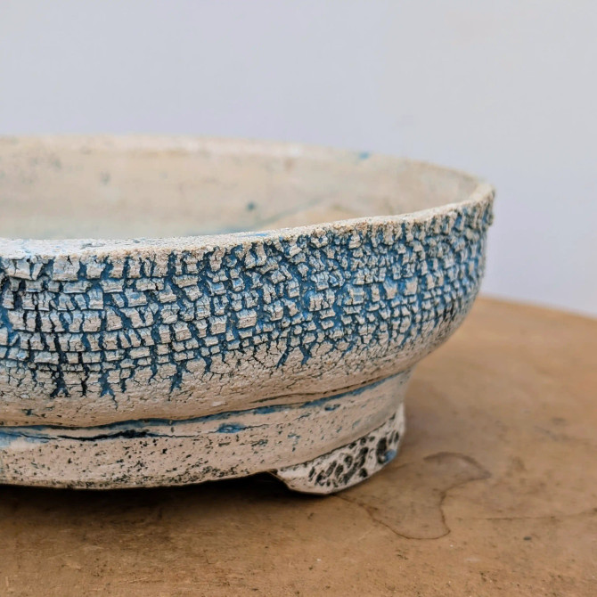 7-Inch Terre O Vert Handmade Bonsai Pot (No. 147)