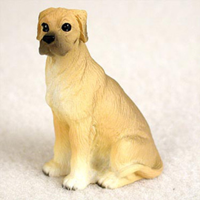 Great Dane Fawn w/Uncropped Ears Bonsai Tree Figurine