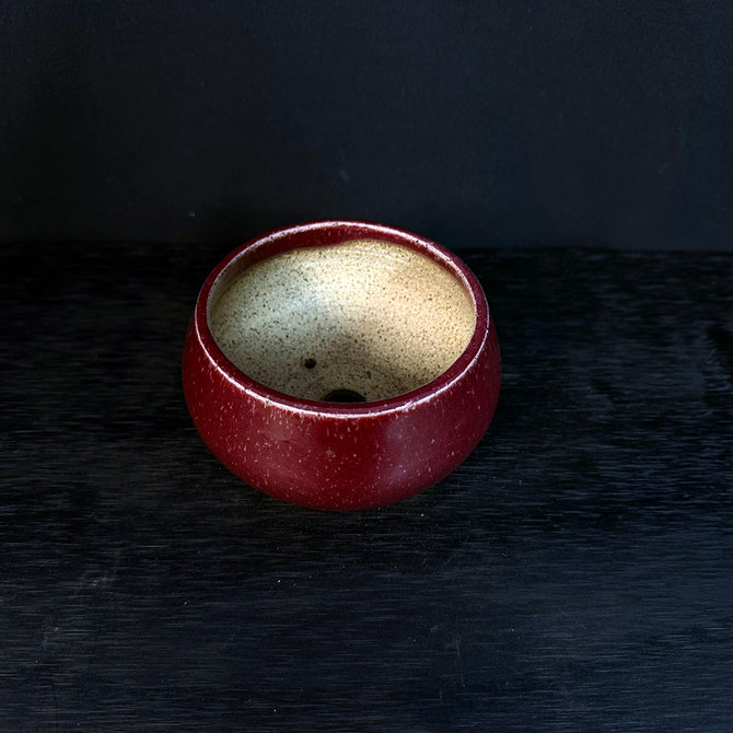 4.25-Inch Handmade Clayton Lanphear Bonsai Pot (No. 092)