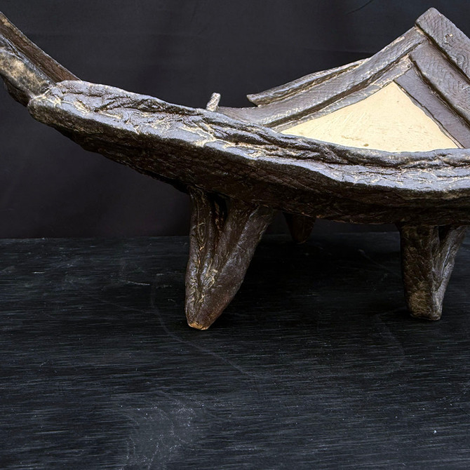 17-Inch Handmade John Fazzino Ceramic Bonsai Planter (No. 002)