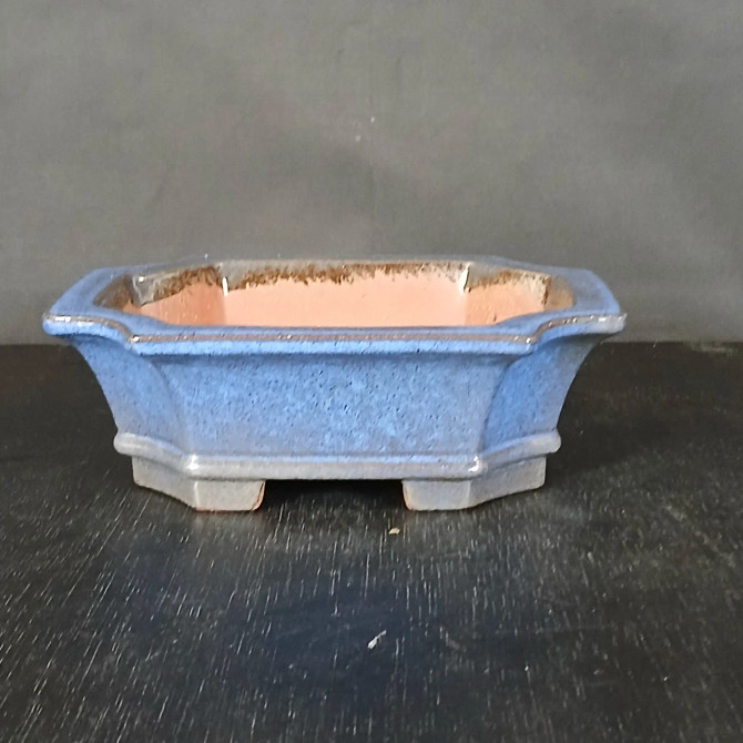 7-Inch Glazed Yixing Bonsai Pot (No. 2411h)