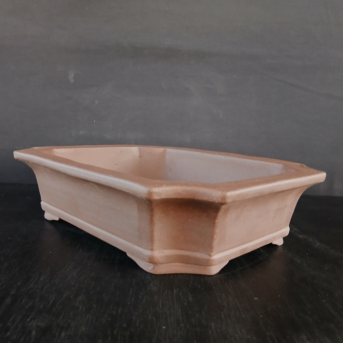 13 1/2" Quality Rectangle Unglazed Yixing Pot (YX870a)
