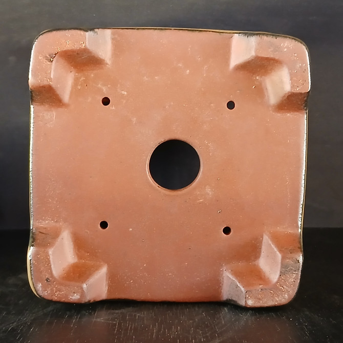 7" Tall Quality Cascade Glazed Yixing Pot (YX1785d)