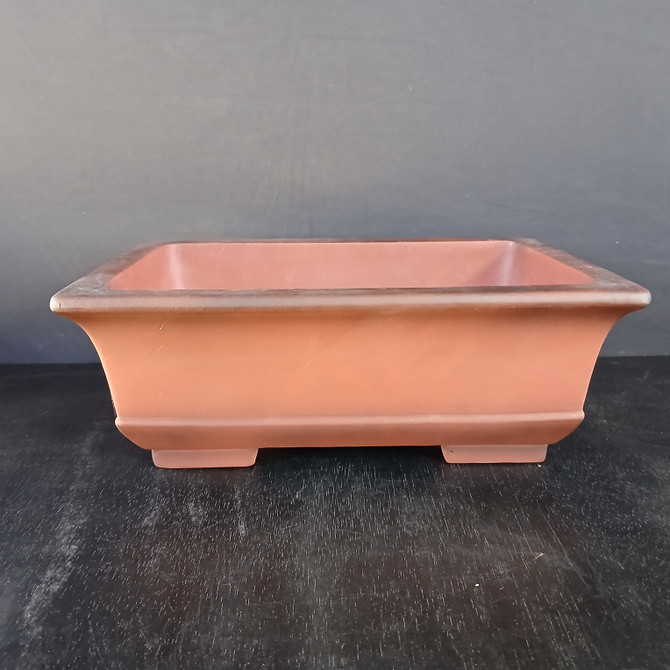 16" Unglazed Rectangular Yixing Pot (YX2283-1)