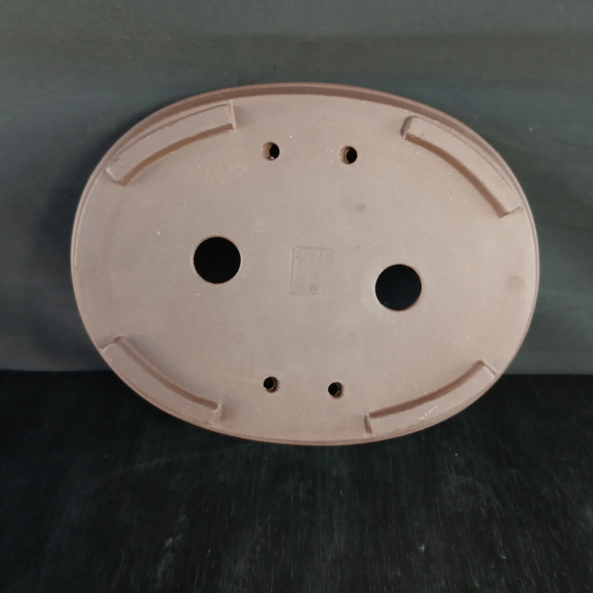 12" Oval Unglazed Yixing Bonsai Pot (No. 2286)