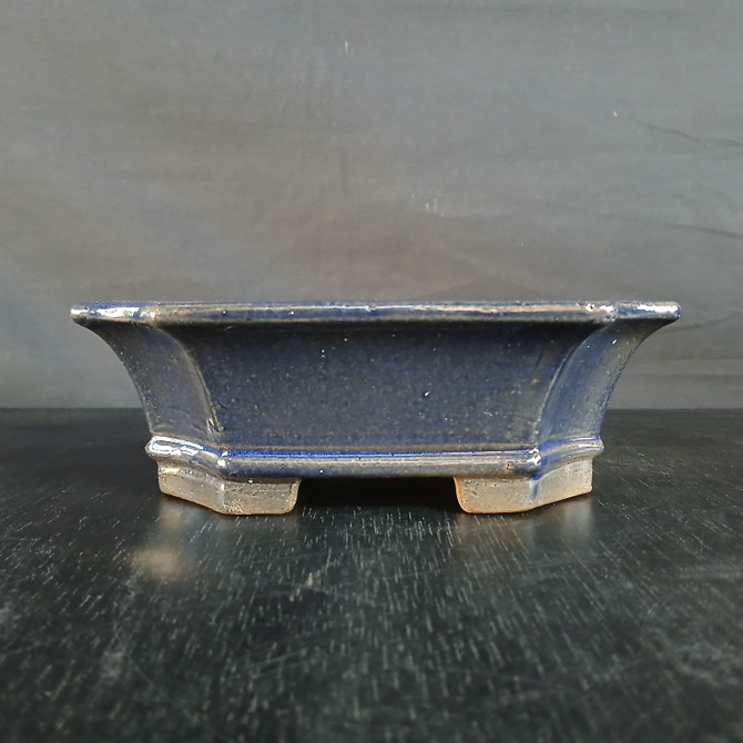 7-Inch Glazed Yixing Bonsai Pot (No. 2411i)