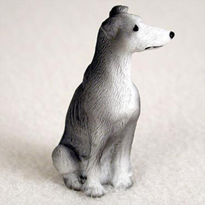 Greyhound Blue Bonsai Tree Figurine