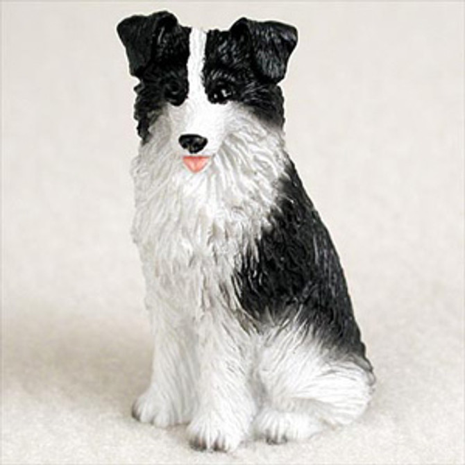 Border Collie Bonsai Tree Figurine