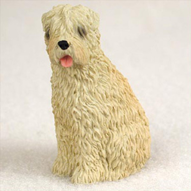 Soft Coated Wheaten Terrier Bonsai Tree Figurine