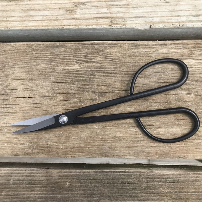 Tinyroots Carbon Steel Long Bonsai Shear - Known as the Hasami Shear, They're great For Defoliating or Cutting Smaller branches With Ease. 