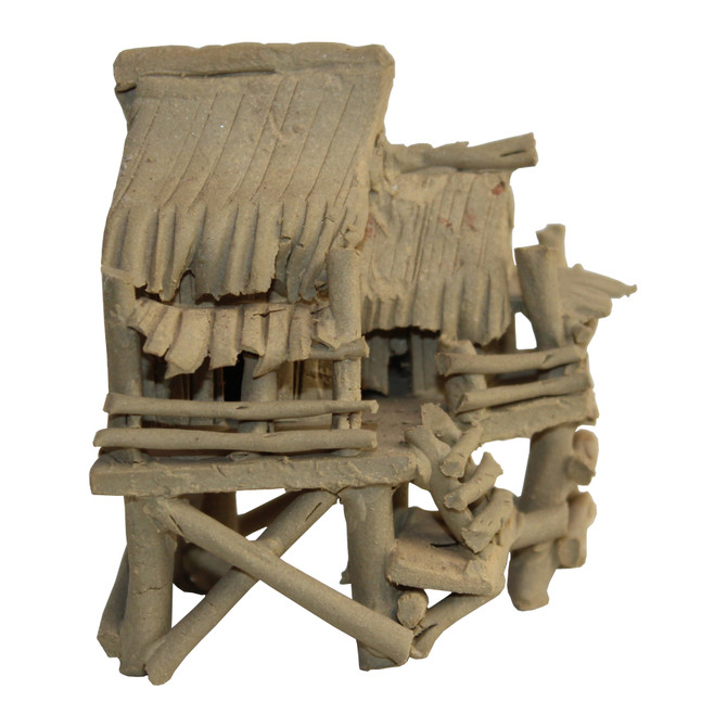 Chinese Figurine - Grass Hut on Stand (F-003)
