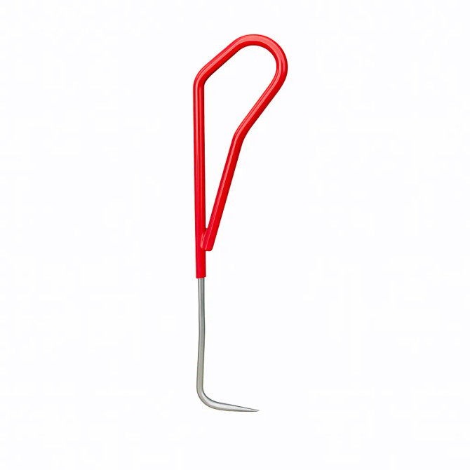1-Prong Root Hook With Red Handle