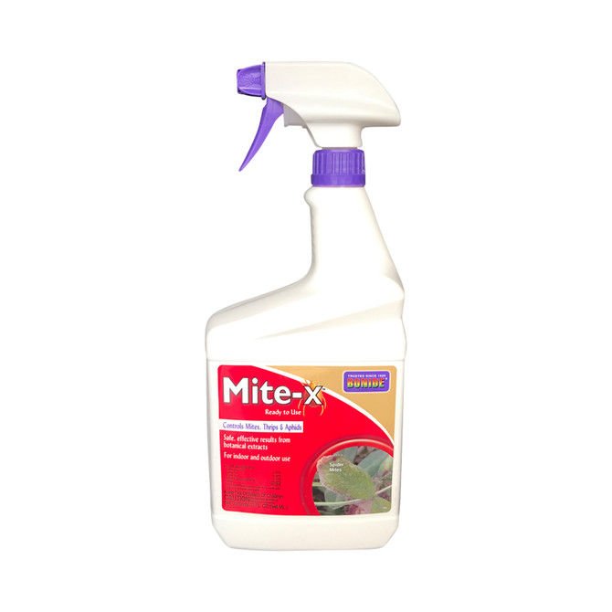 Ready To Use Bonide Mite-X Spray. Effective for Indoor/Outdoor Control of Mites. Also Kills Aphids.
