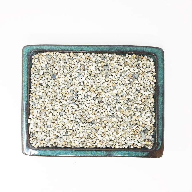 6" Rectangular Teal Ceramic Humidity Tray (HTRG-6)