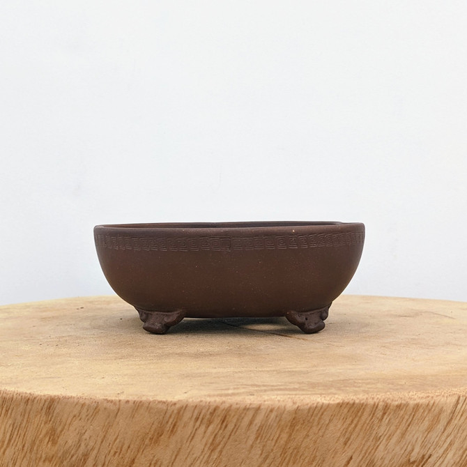 7" Unglazed Yixing Bonsai Pot (No. 878)