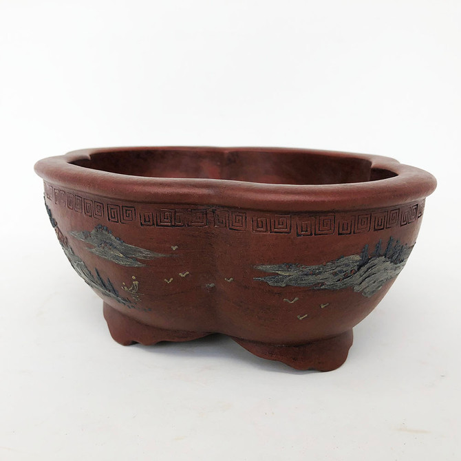 8" Unglazed Yixing Pot (YX888)