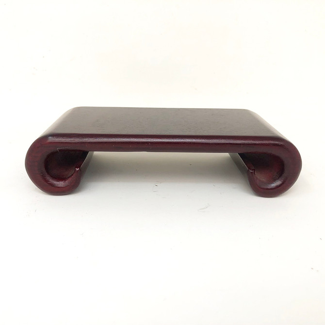Rosewood Mini-Leaflet Style Bonsai Display Stand (No. 014)