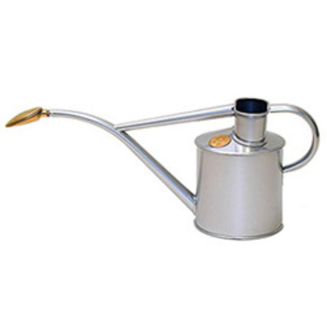 Bonsai Tree Watering Can from Haws | Silver 2 Pint BonsaiOutlet