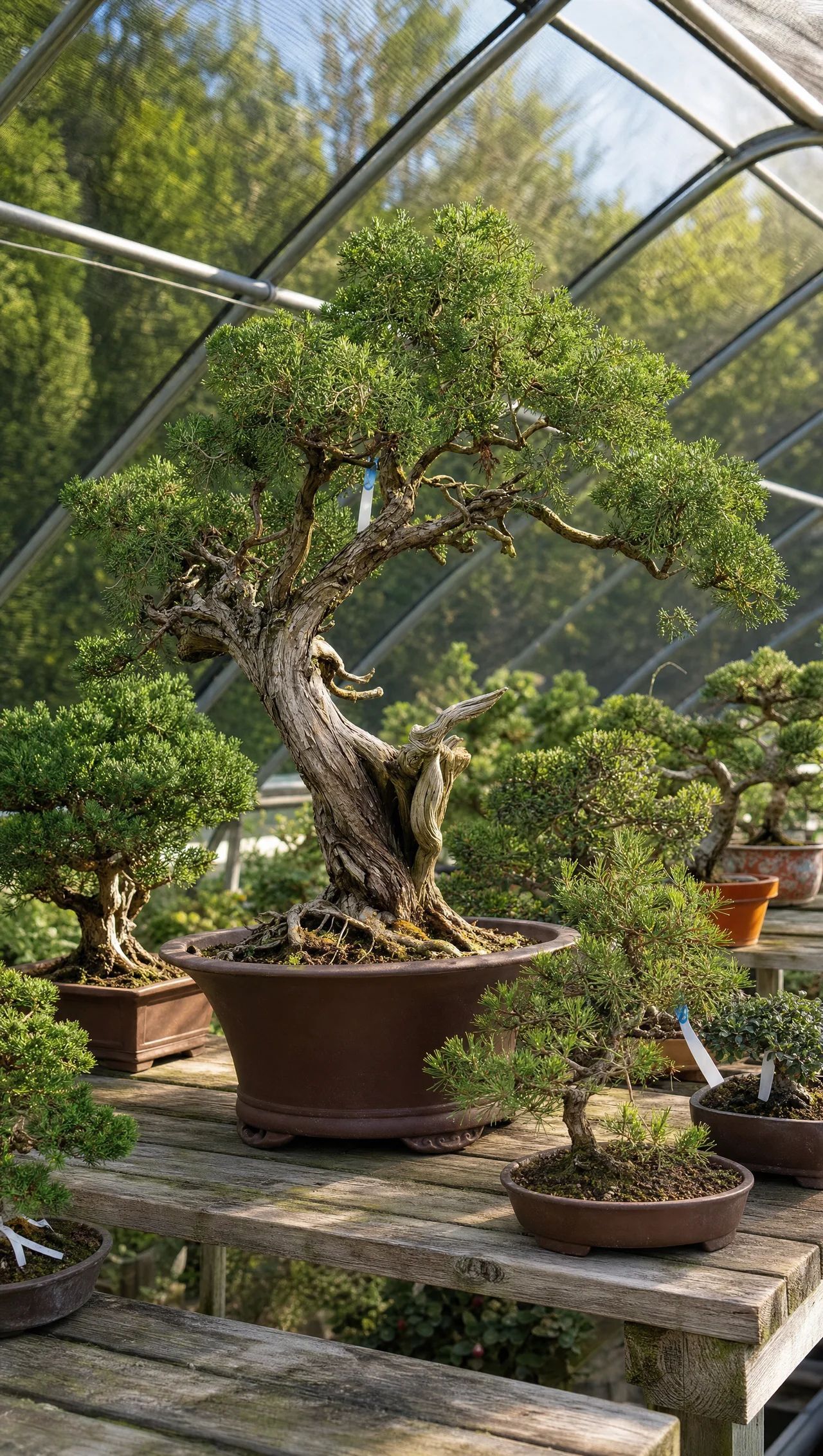 Exterior view of the Bonsai Outlet nursery in Bellingham, Massachusetts