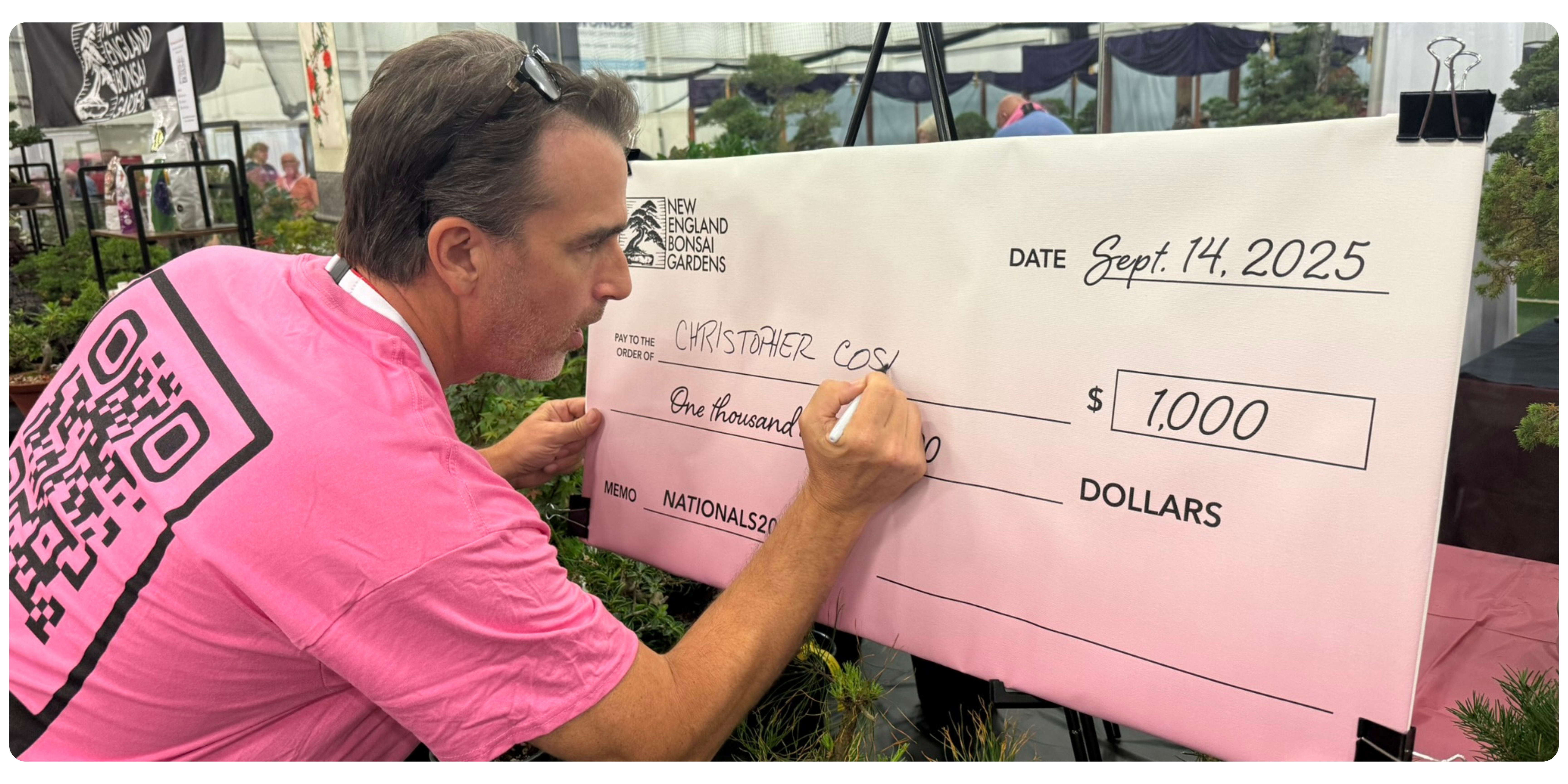 giveaway winner Giveaway at the Bonsai Nationals 2025