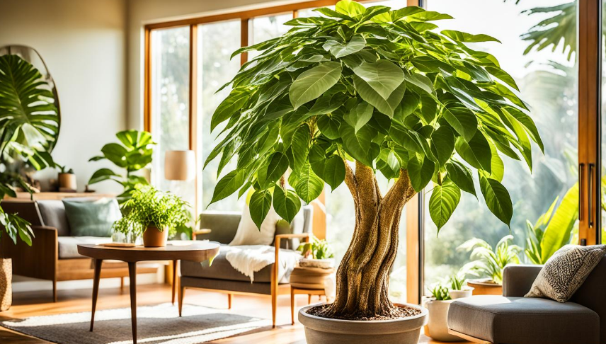 Big Money Tree by Window