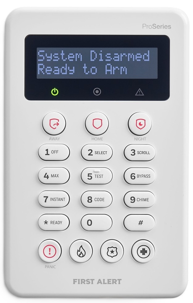First Alert VISTAH Hybrid Series 2X16 Hardwired Portrait Keypad