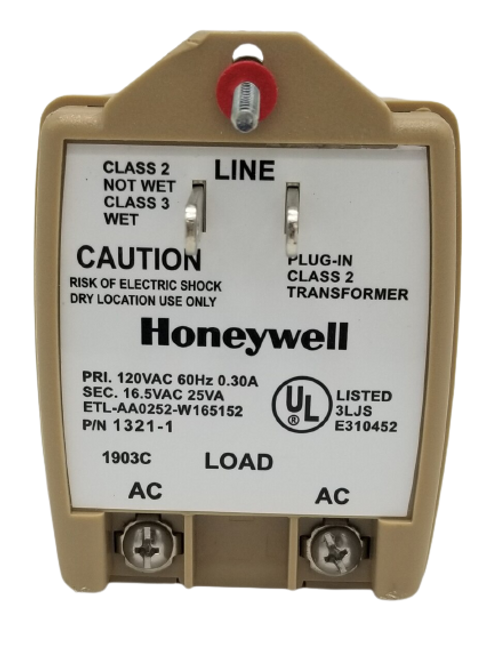 Honeywell Resideo 1321-1 16.5 VAC 25VA Transformer