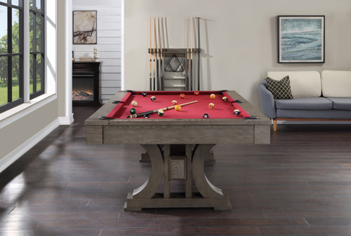 Boston 8 Foot Pool Table Ash Grey Oak