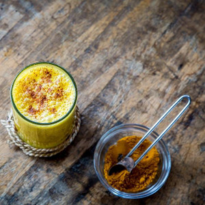 Golden Milk with Turmeric & Ginger Infusion