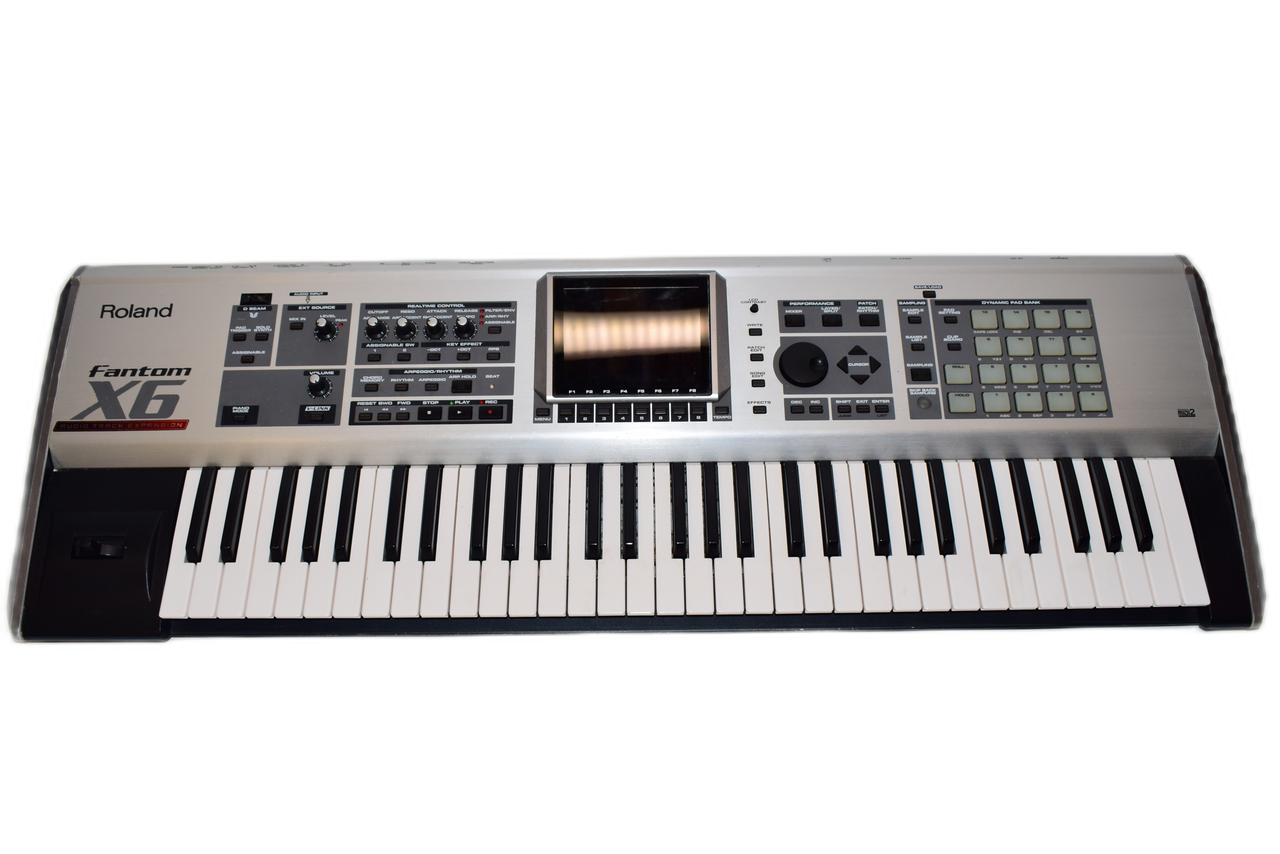 Roland Fantom-X6 61-key Expandable Sampling Synthesizer Workstation -  Previously Owned - Bill's Music