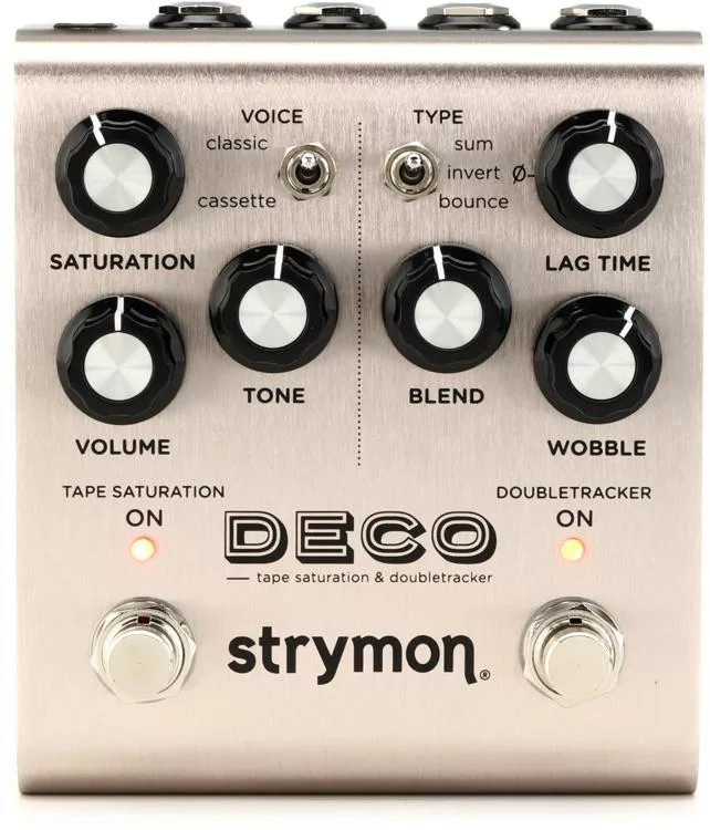 [美品]strymon DECO V2 ギターエフェクター STRYMON Deco V2 Tape Saturation & Doubletracker effects pedal