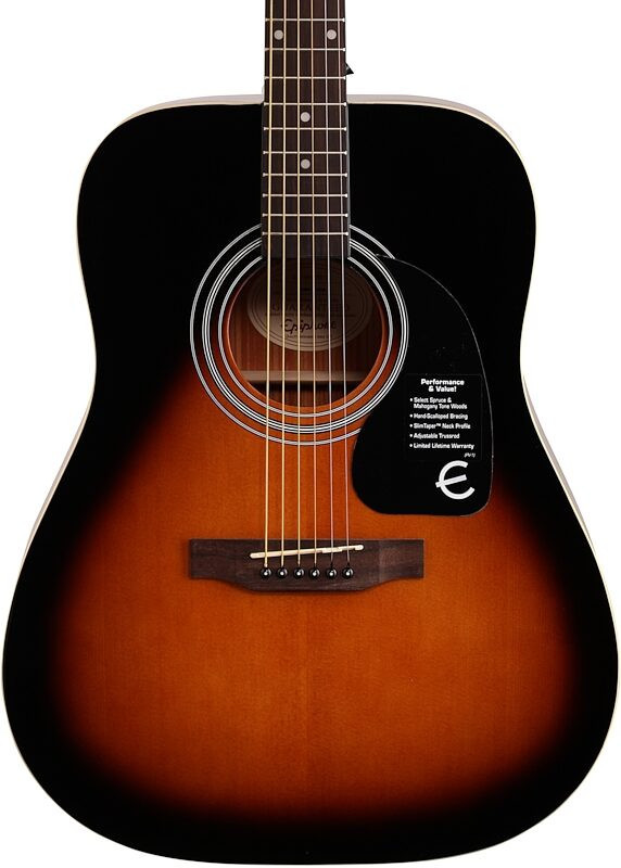 Epiphone Songmaker DR-100 - Square Shoulder, Vintage Sunburst