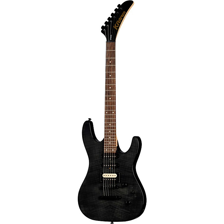 Kramer Striker Figured HSS , Transparent Black - Bill's Music