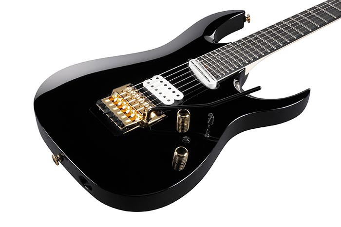 Ibanez Prestige RGA622XH Electric Guitar - Black, Hard shell case