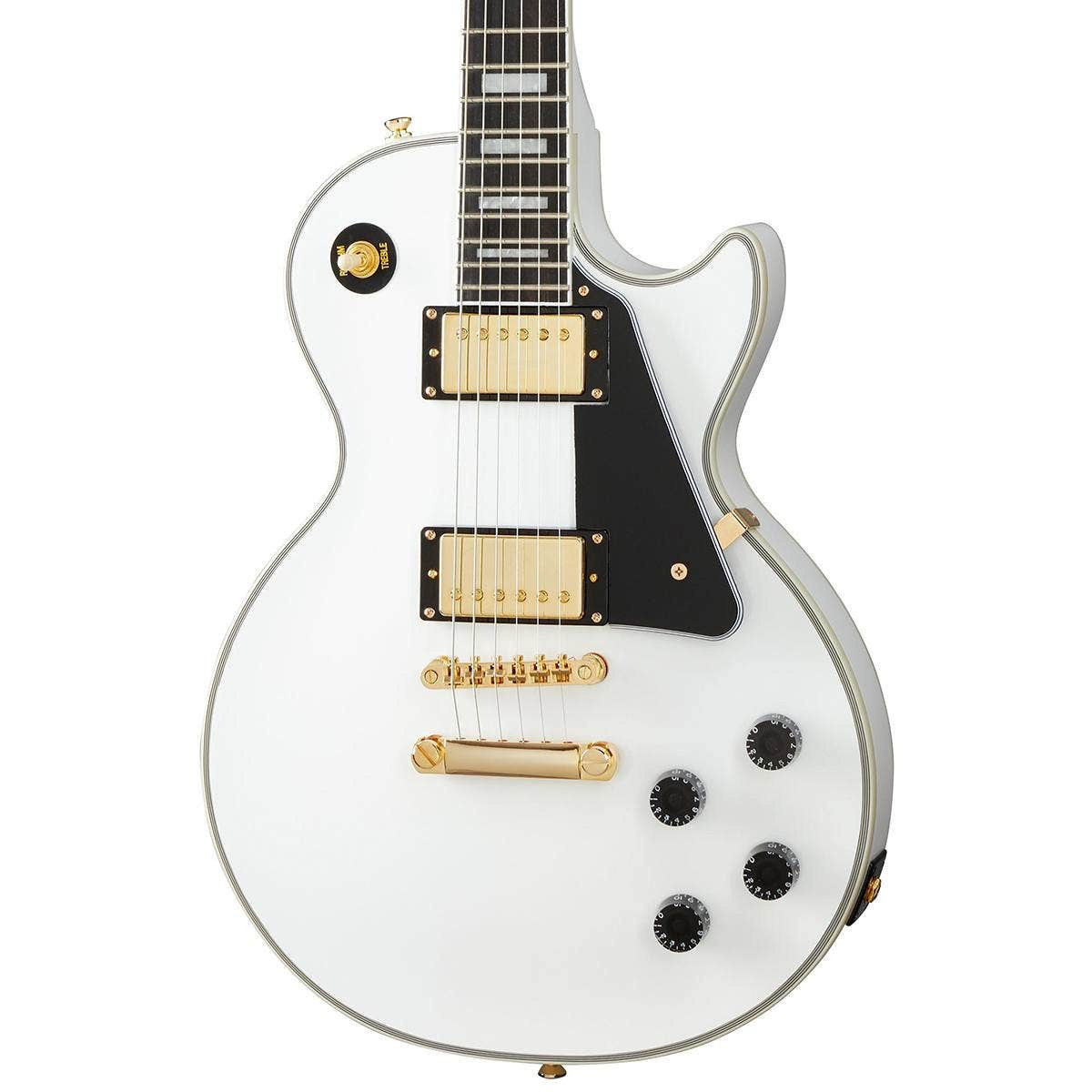 Epiphone Les Paul Custom Electric Guitar - Alpine White - Bill's Music