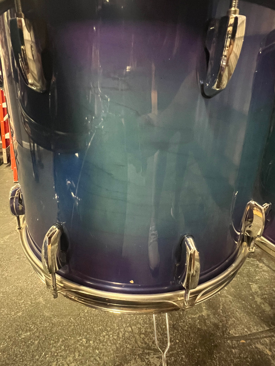 Pearl Masters Custom 5-Piece Drum Set w/ Hardware, Marine Blue