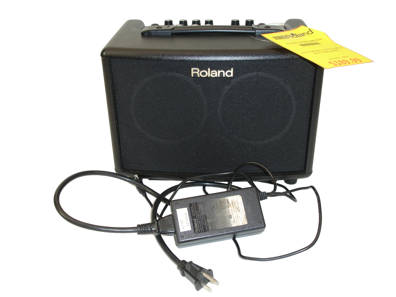 Roland AC-33 30-Watt Battery Powered Portable Acoustic Guitar Amp - Black -  Previously Owned - Bill's Music