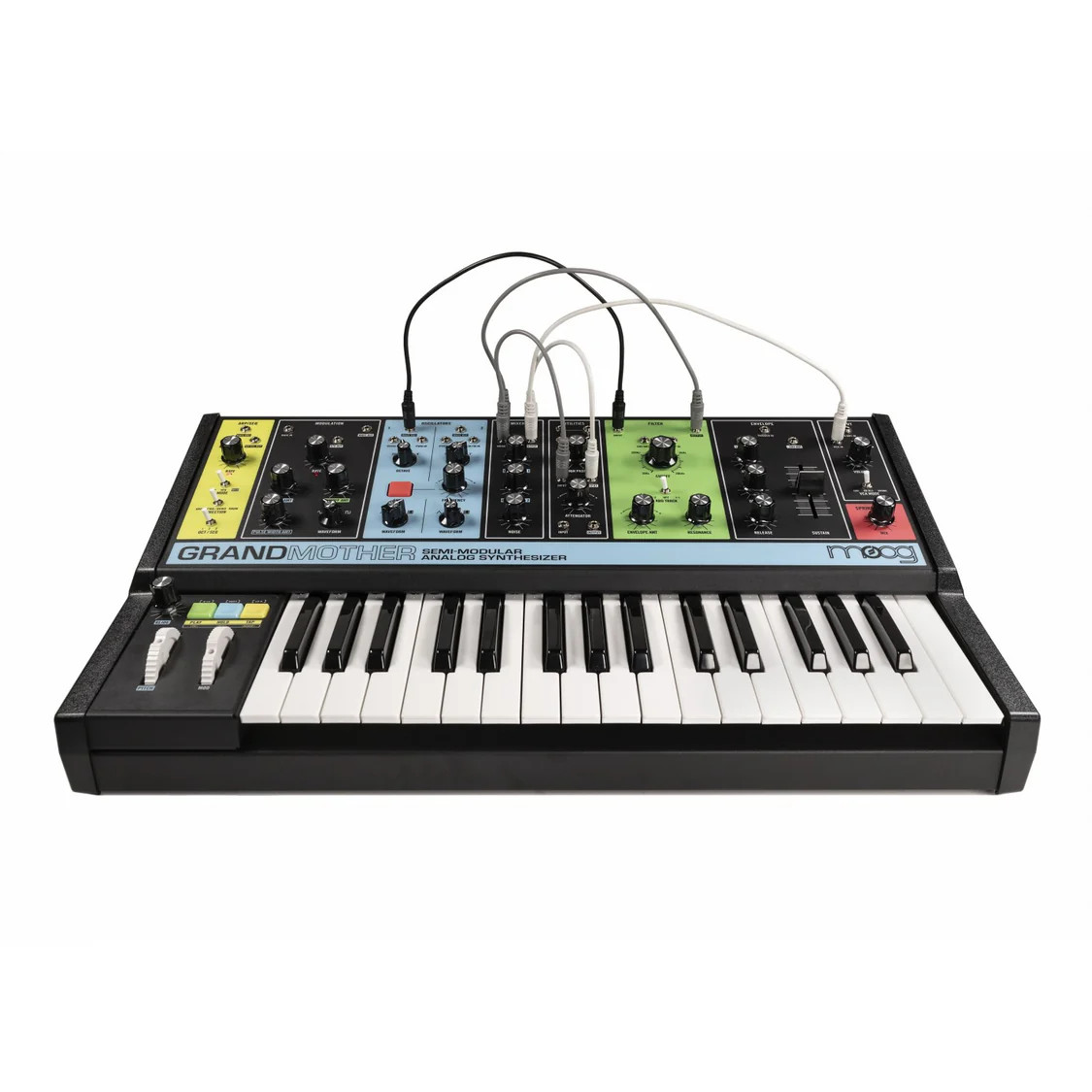 Moog Grandmother Semi-Modular Analog Synthesizer and Step Moog Grandmother Semi-Modular Analog Synthesizer and Step