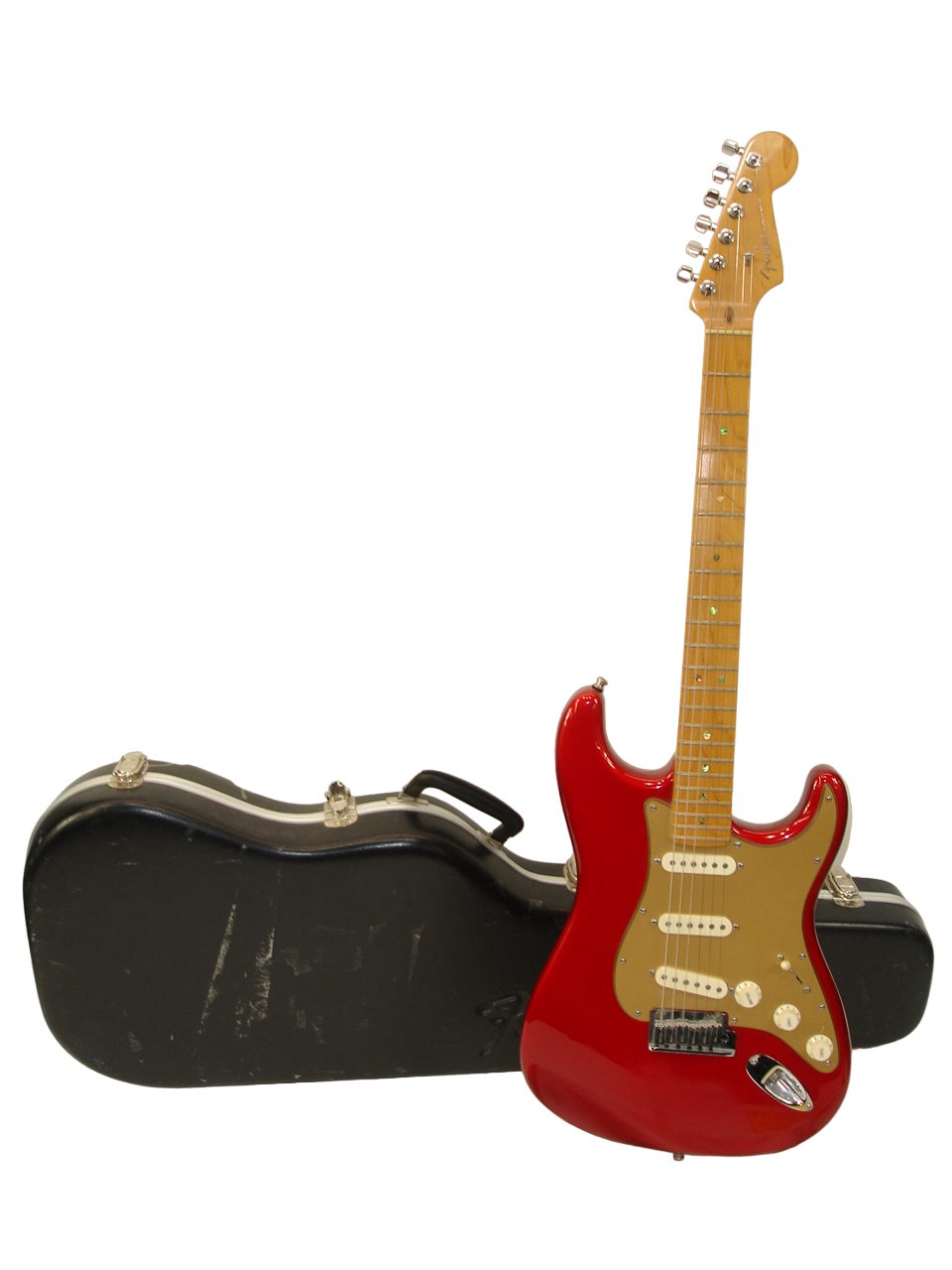 2005 Fender American Deluxe Strat V Neck Electric Guitar