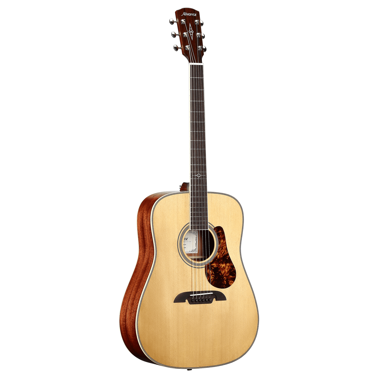Alvarez MD60 Herringbone, Masterworks Dreadnought, Natural/Gloss w